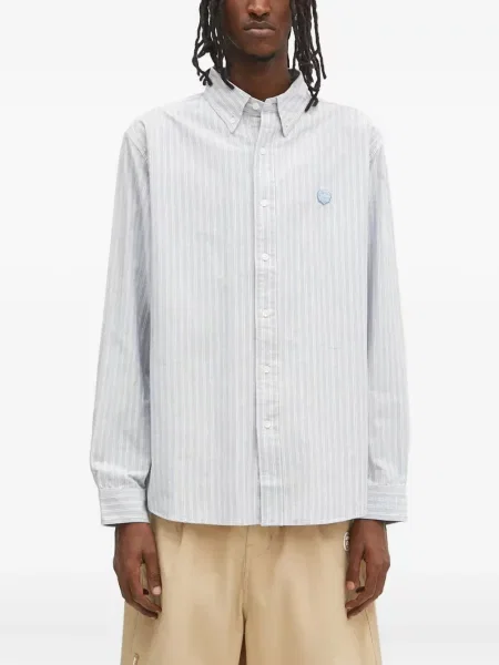 Риза Human Made на райета синьо