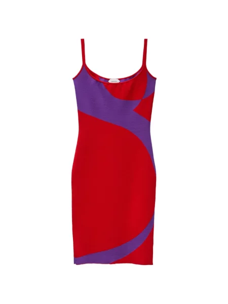 Rochie mini Versace de lână roșu