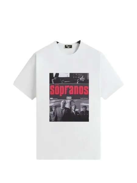 Тениска Kith с принт бяло