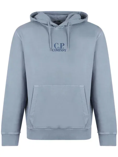 Hanorac cu glugă C.p. Company cu broderie albastru