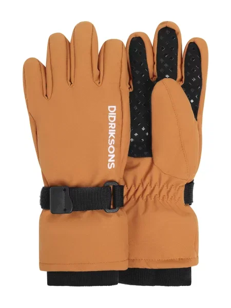 Didriksons lyžiarske rukavice detské BIGGLES GLOVES 4 žltá