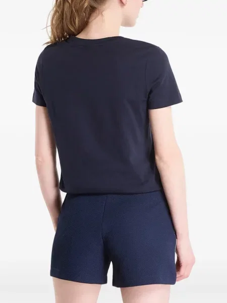 Tricou Guess cu broderie albastru