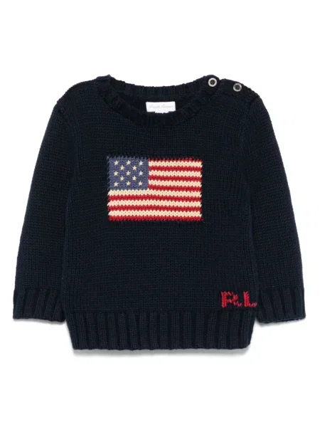 Sweter dziecięcy Polo Ralph Lauren niebieski