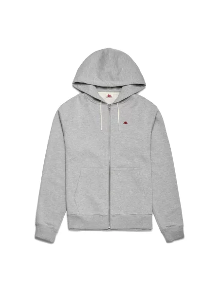 Bluza z kapturem Kappa z kapturem szara
