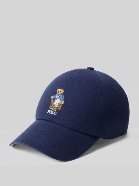 Polo Ralph Lauren czapka z daszkiem granatowa