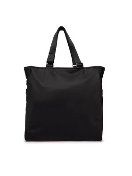 Calvin Klein Torbica Sleek Pocket Tote črna