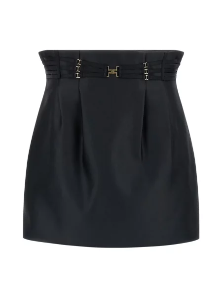 Mała mały spódnica mini Elisabetta Franchi czarna