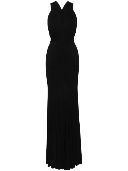 Sukienka Herve L. Leroux plisowana czarna