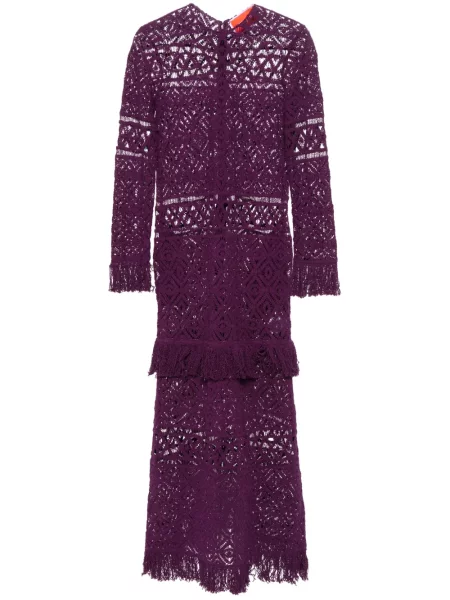 Rochie La Doublej de costum violet
