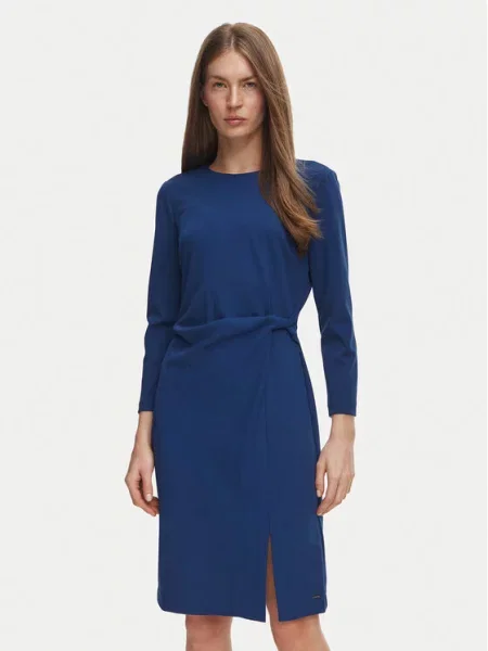 Calvin Klein Cocktail obleka Mornarsko modra