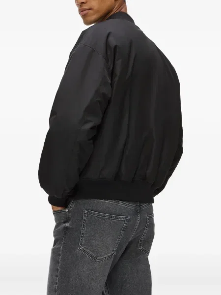 Geacă de blugi Karl Lagerfeld Jeans negru