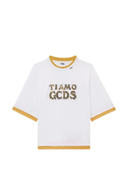 Grafic tricou Gcds alb