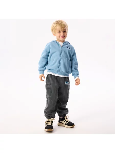 Reserved Kalhoty jogger cargo tmavě šedá