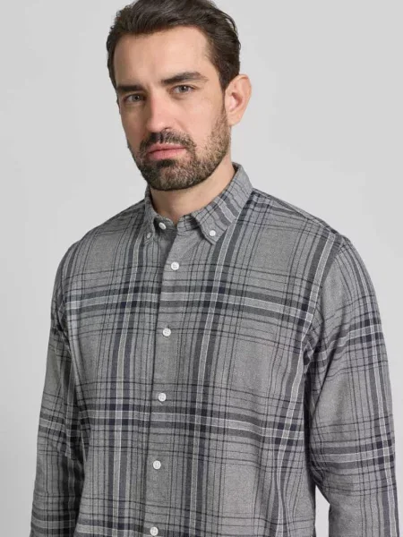 Koszula casualowa o kroju regular fit z czystej bawełny ekologicznej model ‘REGNOAH’ Selected Homme