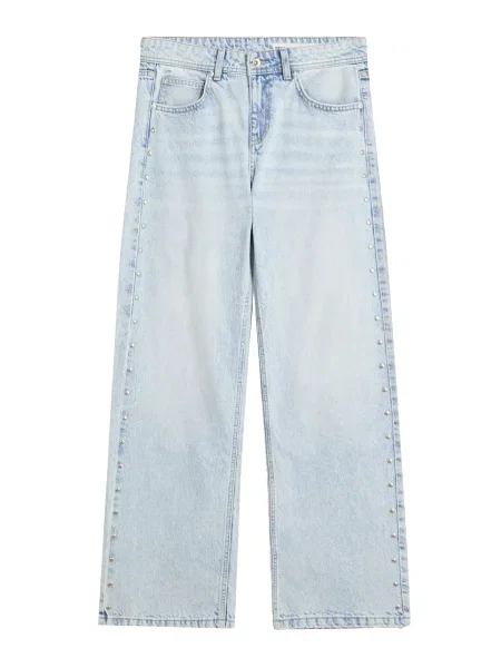 Bershka Jeans denim albastru