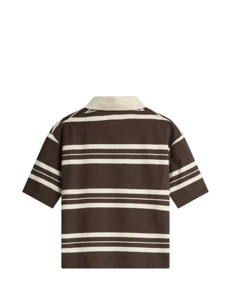 Scurt tricou polo Minimum maro