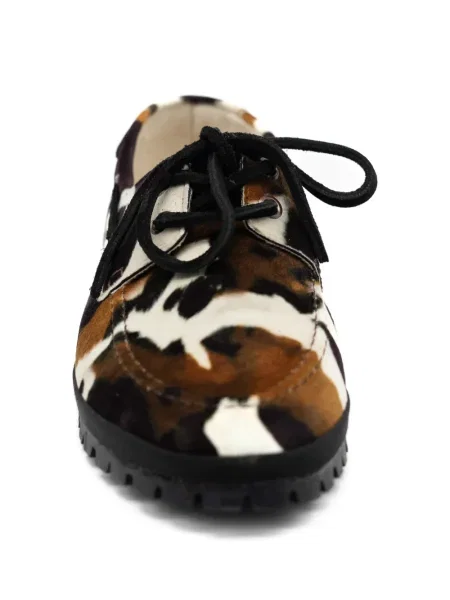 Loaferice Gondolina s printom smeđa