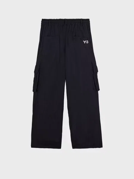 Брюки карго Adidas в полоску черные