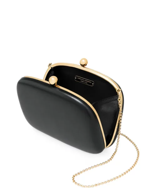 Geantă plic Carolina Herrera din piele negru