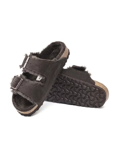 Замшевые шлепанцы Birkenstock