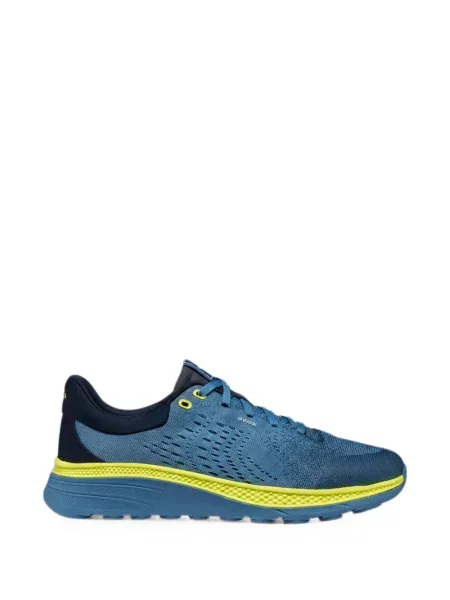 Sneakerși Geox cu șireturi din dantelă albastru