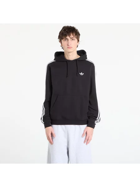 Bluza z kapturem Adidas Originals w paski czarna