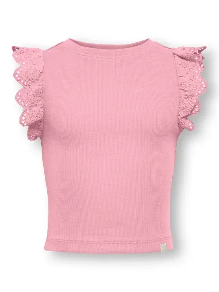 Only Mini Top KMGDREA prljavo roza