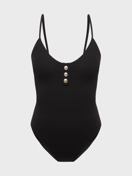 Суцільний купальник Tommy Hilfiger чорний