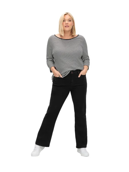 SHEEGO Jeans denim negru