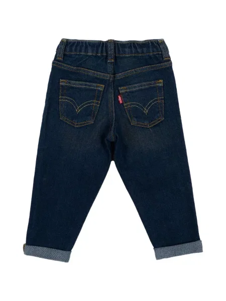 Szerokie jeansy dziecięce Levi's niebieskie