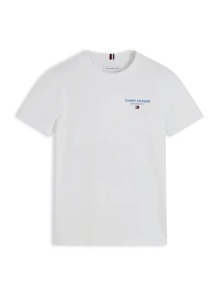 Tommy Hilfiger basic tričko detské biela