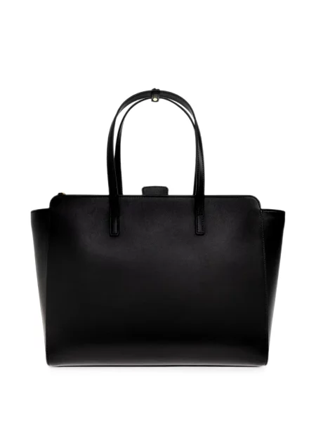 Geantă shopper Hidesins din piele negru