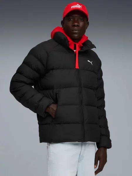 Демісезонна куртка PUMA Mono Jacket комбінований верх чорний