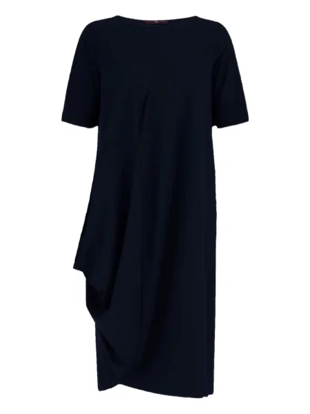 Sukienka midi High do kolan garniturowa niebieska