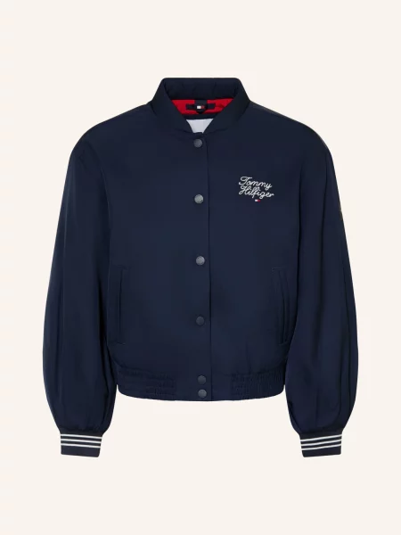 Tommy Hilfiger Bunda tmavě modrá bílá