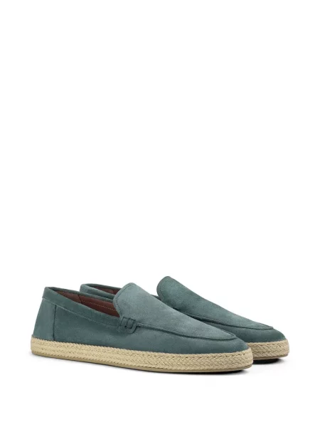 Espadrile Doucal's din piele de căprioară albastru