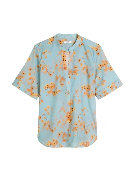 Marc O'Polo Bluza / smeđa / žuta plava