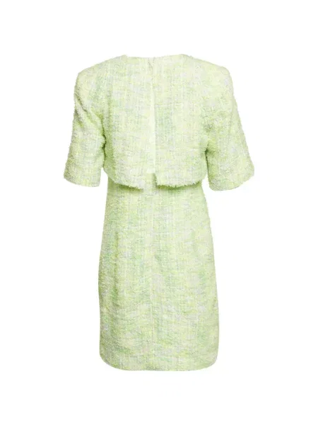 Rochie mini Sandro din tweed verde