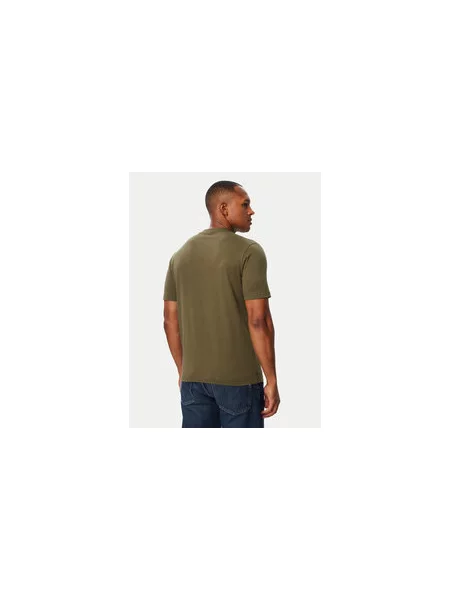 Napapijri Majica S-Box Logo Temno zelena