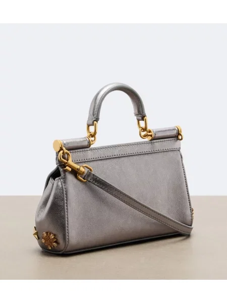 Kožený top Dolce&gabbana