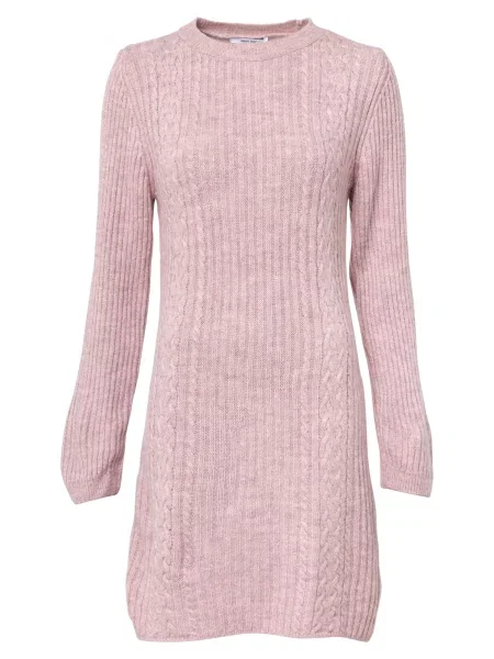 ABOUT YOU Pletena obleka Daline rosé