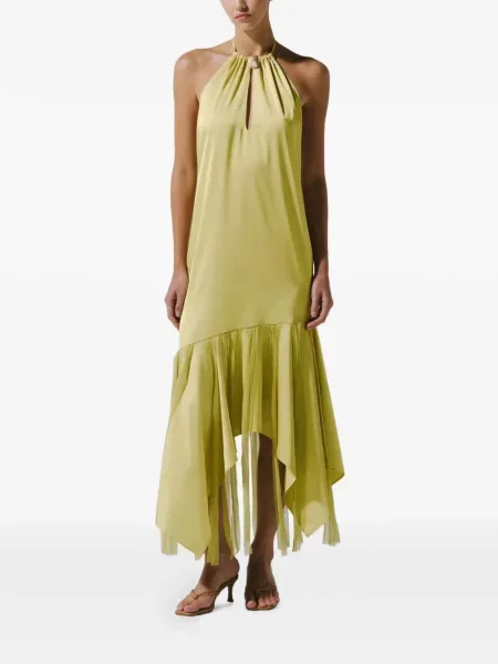 Rochie Baobab asimetrică verde