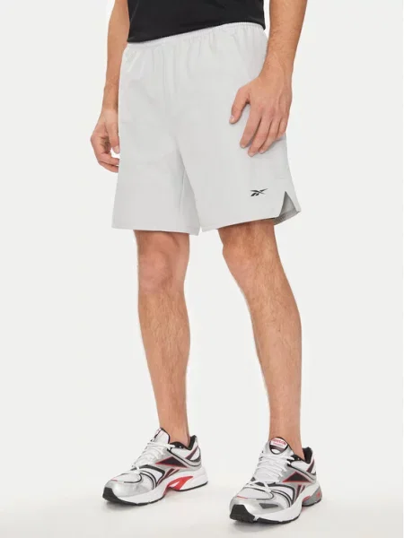Reebok Sportske kratke hlače Strength siva