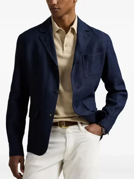 Chinos nohavice Polo Ralph Lauren modrá