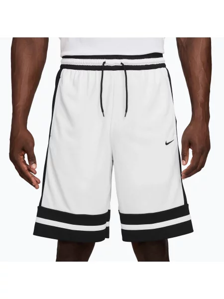 Pantaloni scurți de baschet pentru bărbați Nike Dri-Fit Game Classic white/black/white/black alb