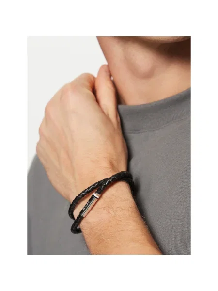 BOSS Black Náramok Ares / strieborná čierna