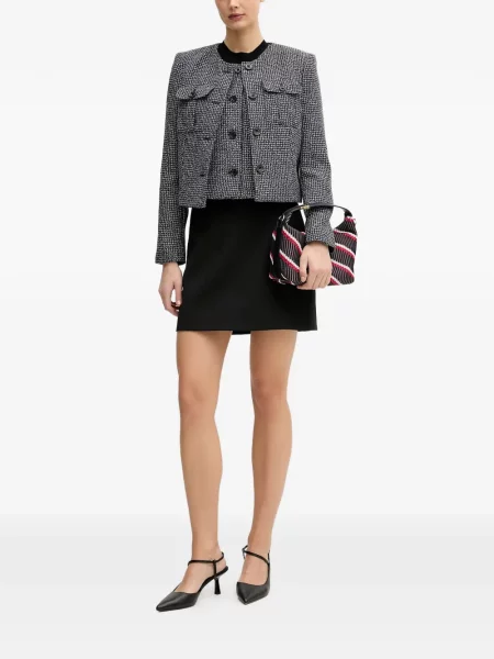 Vestă Dkny din tweed negru