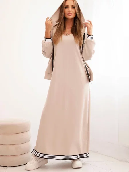 Rochie maxi Kesi Włoski lungă de costum negru