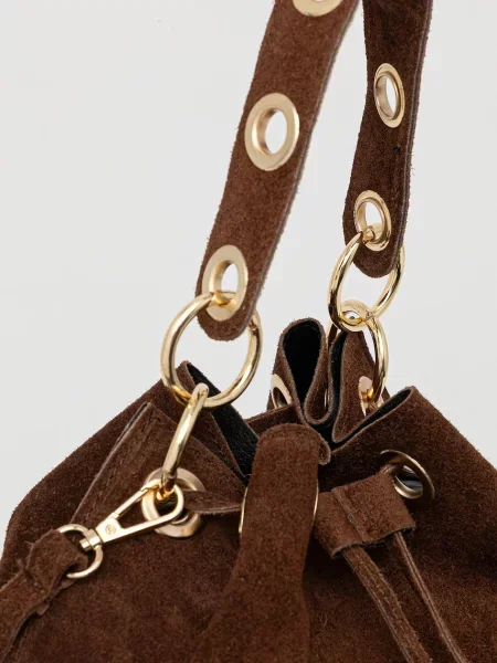 Замшевая сумка Answear.lab коричневая