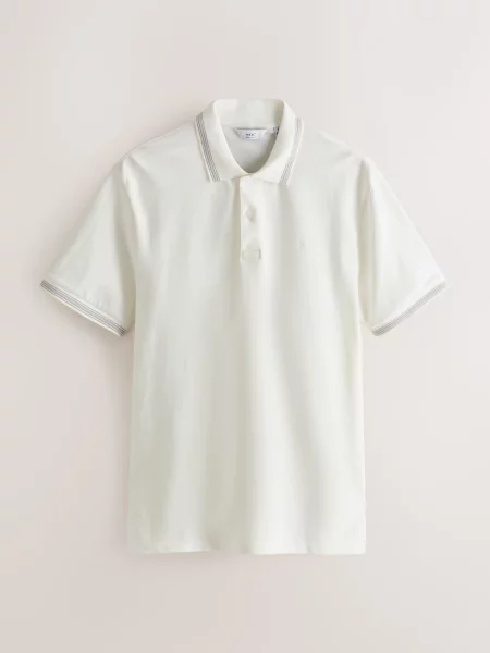 Next Tricou verde kiwi / roz închis alb